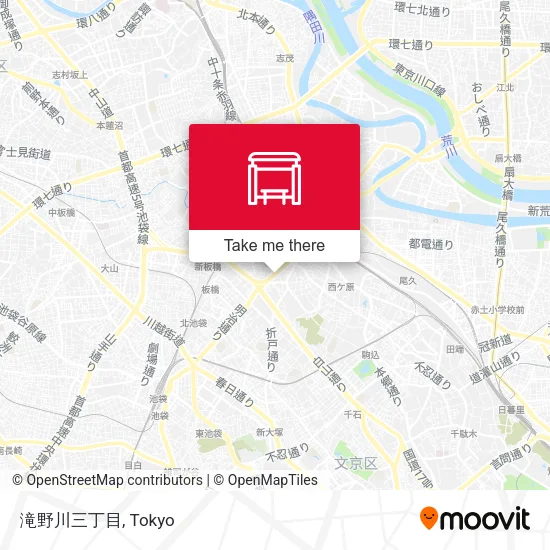 滝野川三丁目 map