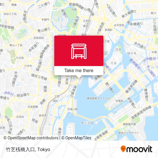 竹芝桟橋入口 map