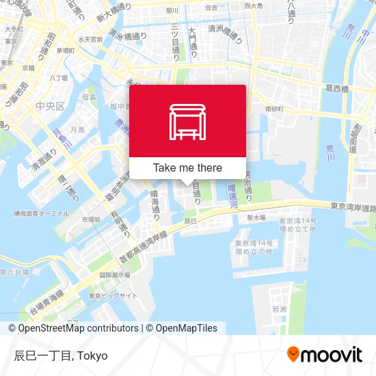 辰巳一丁目 map