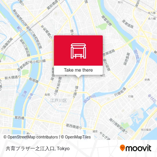 共育プラザ一之江入口 map