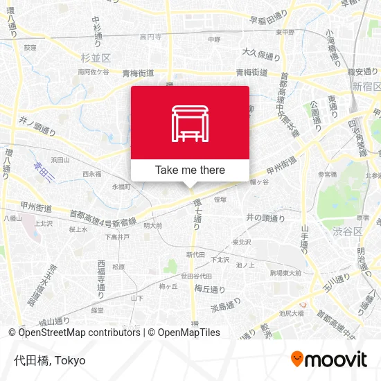 代田橋 map
