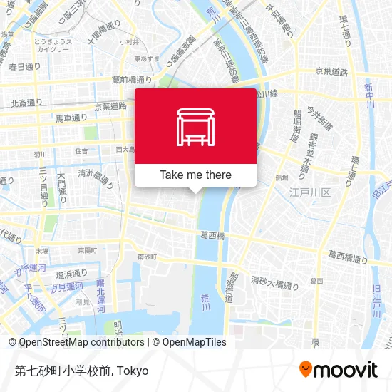 第七砂町小学校前 map