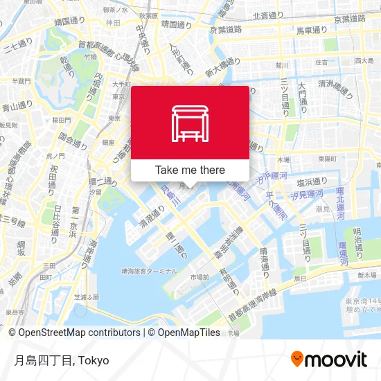 月島四丁目 map