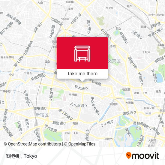 鶴巻町 map