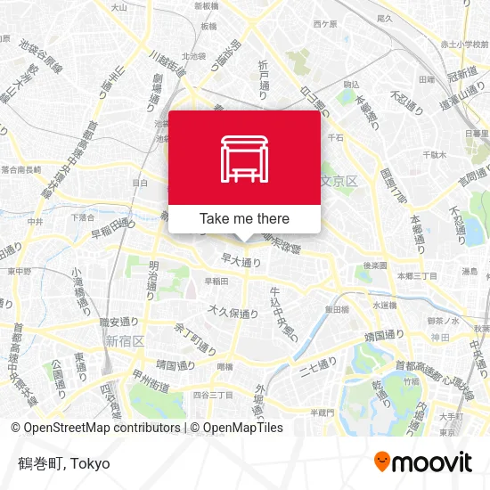 鶴巻町 map