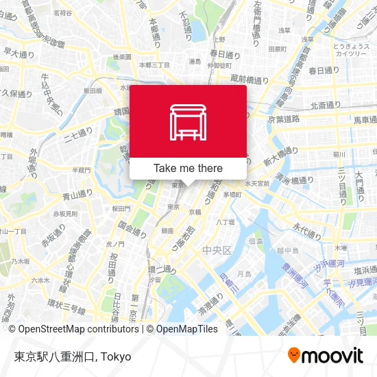 東京駅八重洲口 map