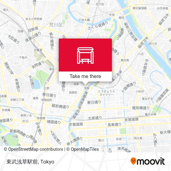 東武浅草駅前 map