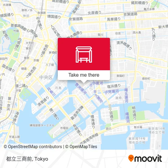 都立三商前 map