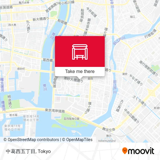 中葛西五丁目 map