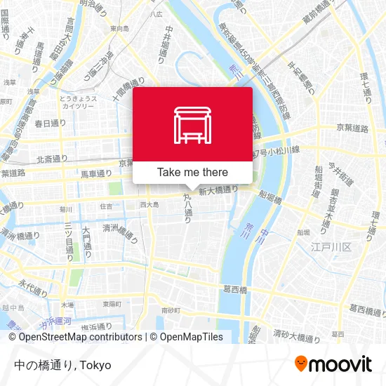 中の橋通り map