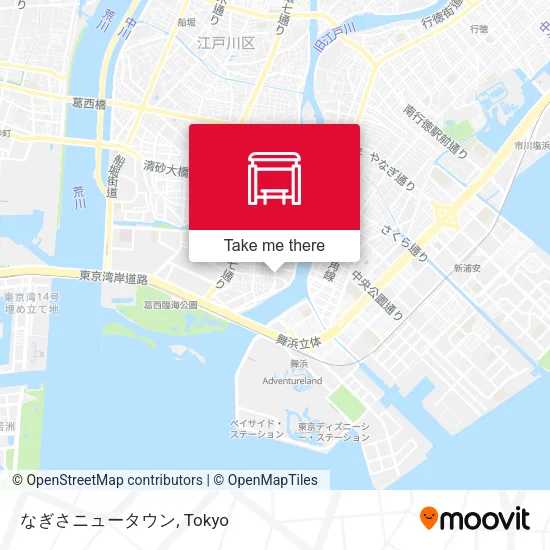 なぎさニュータウン map