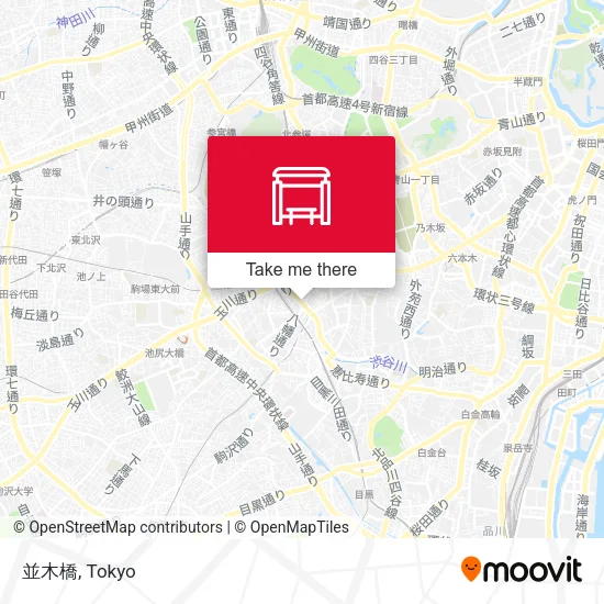 並木橋 map