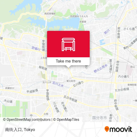 南街入口 map