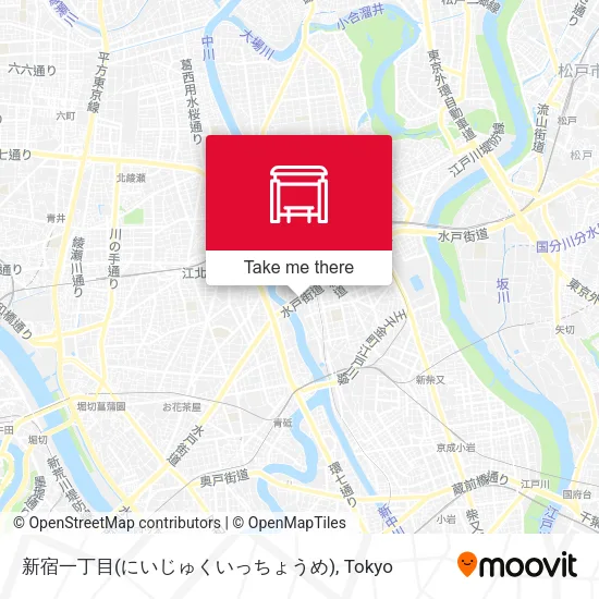 新宿一丁目(にいじゅくいっちょうめ) map