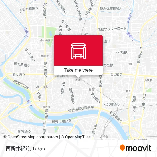 西新井駅前 map