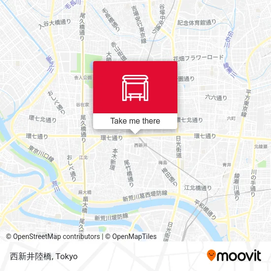 西新井陸橋 map