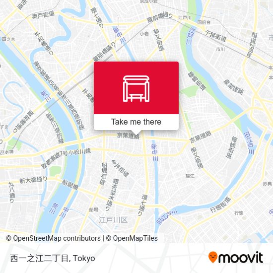 西一之江二丁目 map