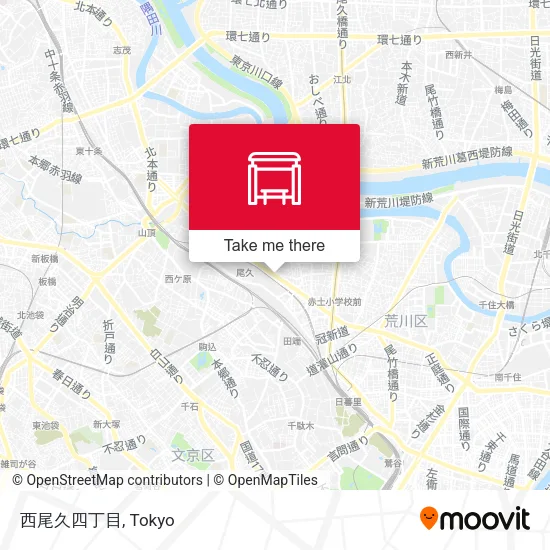 西尾久四丁目 map