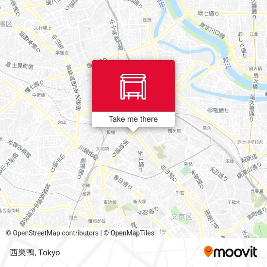 西巣鴨 map