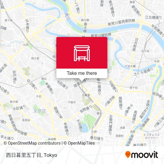 西日暮里五丁目 map