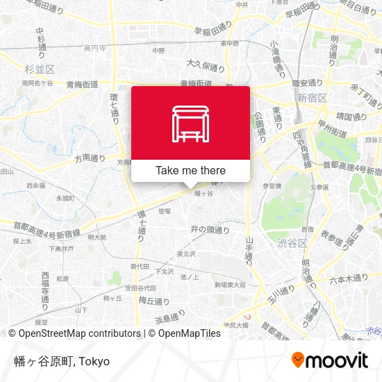 幡ヶ谷原町 map