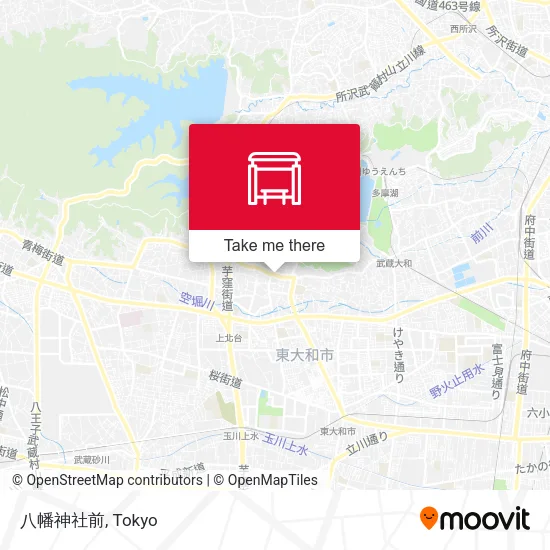 八幡神社前 map