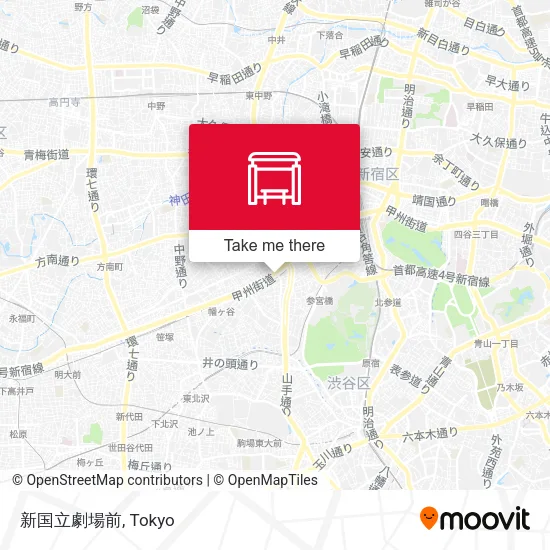 新国立劇場前 map