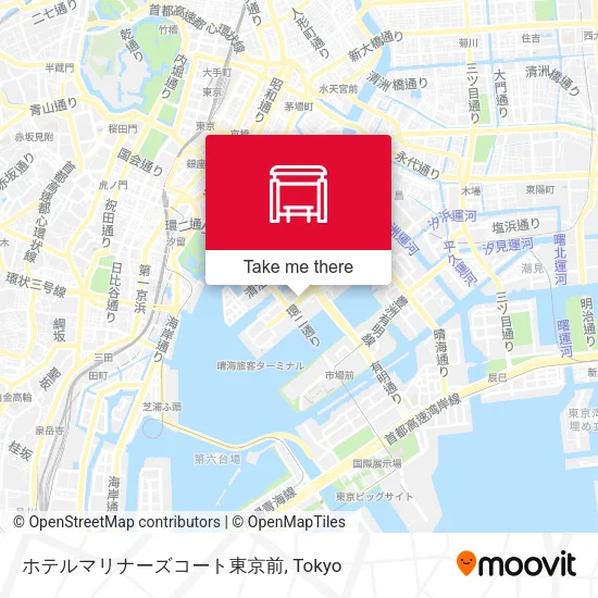 ホテルマリナーズコート東京前 map