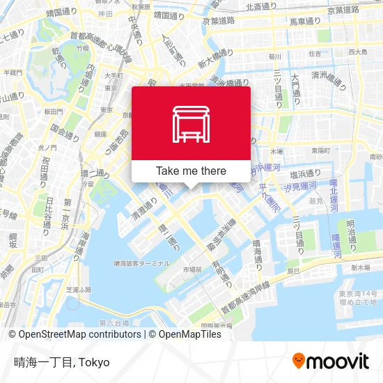 晴海一丁目 map