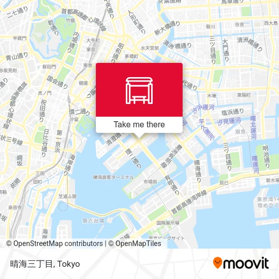晴海三丁目 map