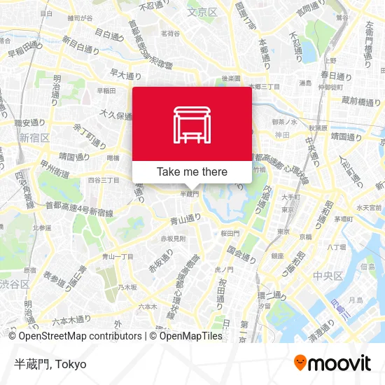 半蔵門 map