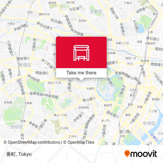 番町 map