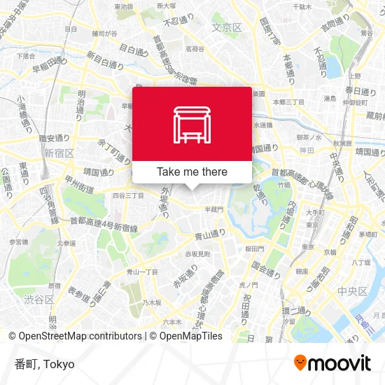 番町 map