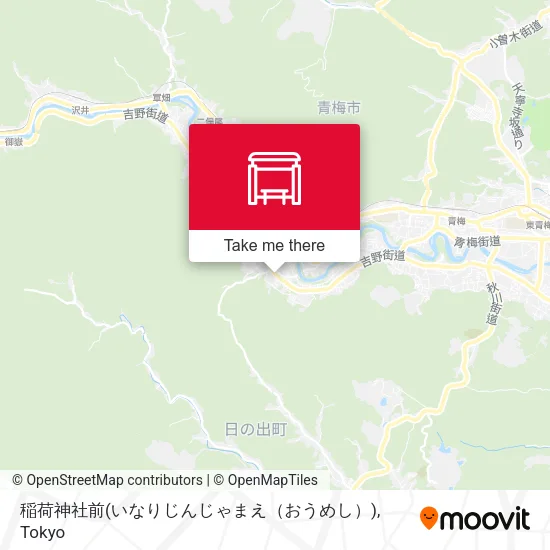 稲荷神社前(いなりじんじゃまえ（おうめし）) map