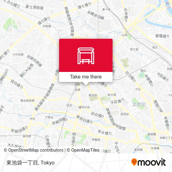 東池袋一丁目 map