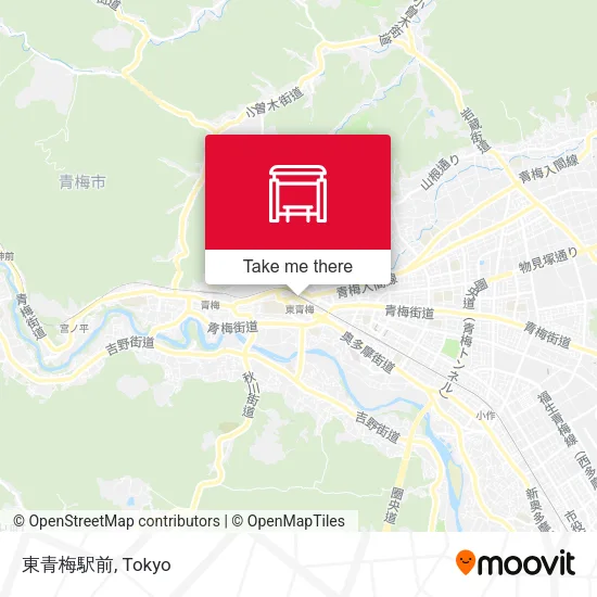 東青梅駅前 map