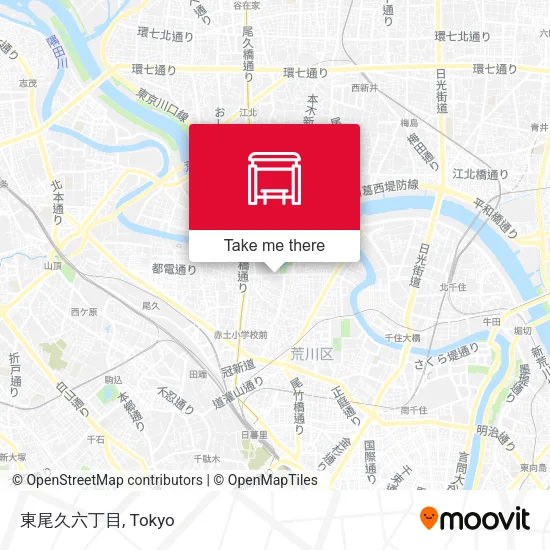 東尾久六丁目 map