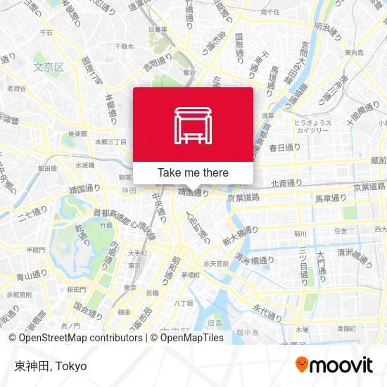 東神田 map