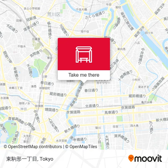 東駒形一丁目 map