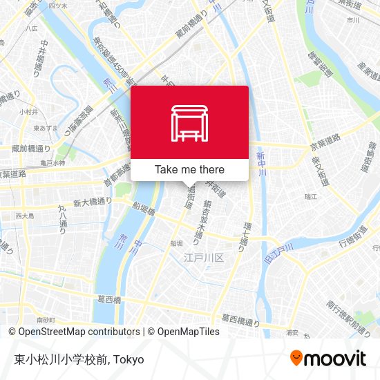 東小松川小学校前 map