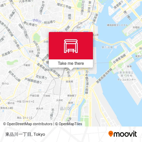 東品川一丁目 map