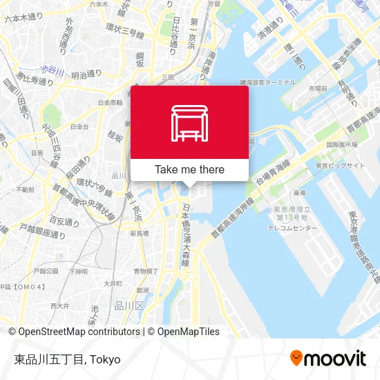 東品川五丁目 map