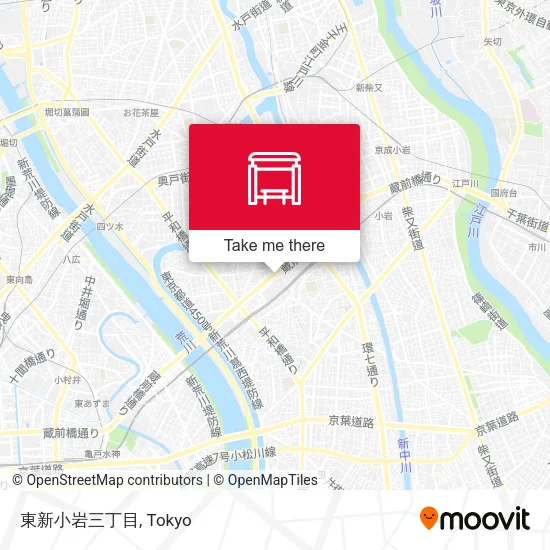 東新小岩三丁目 map