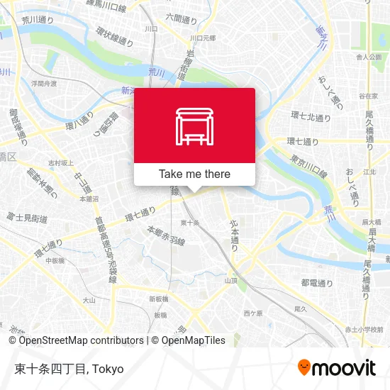 東十条四丁目 map