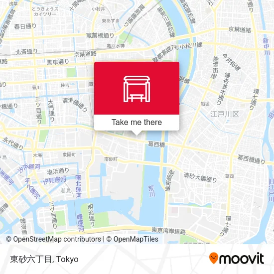 Higashisuna 6-chome map