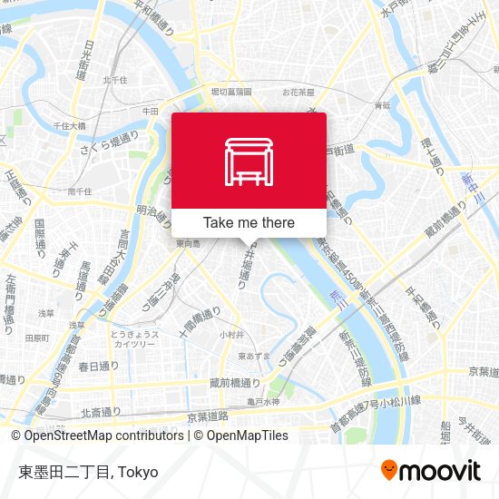 東墨田二丁目 map