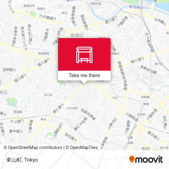 東山町 map