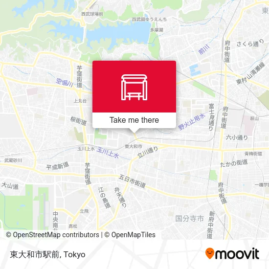 東大和市駅前 map