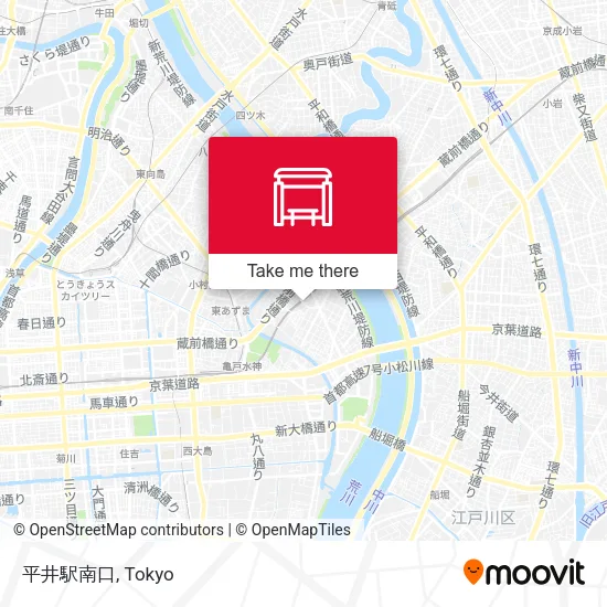 平井駅南口 map