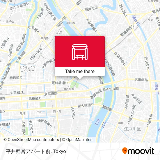 平井都営アパート前 map